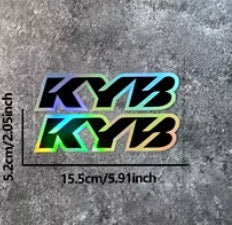 Glossy Finish KYB Sticker