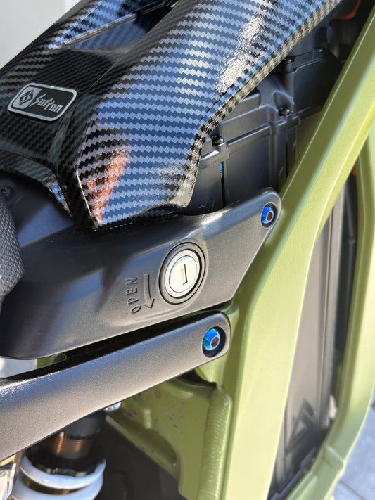 Titanium Bolts For Side Battery Lid Guard Protection