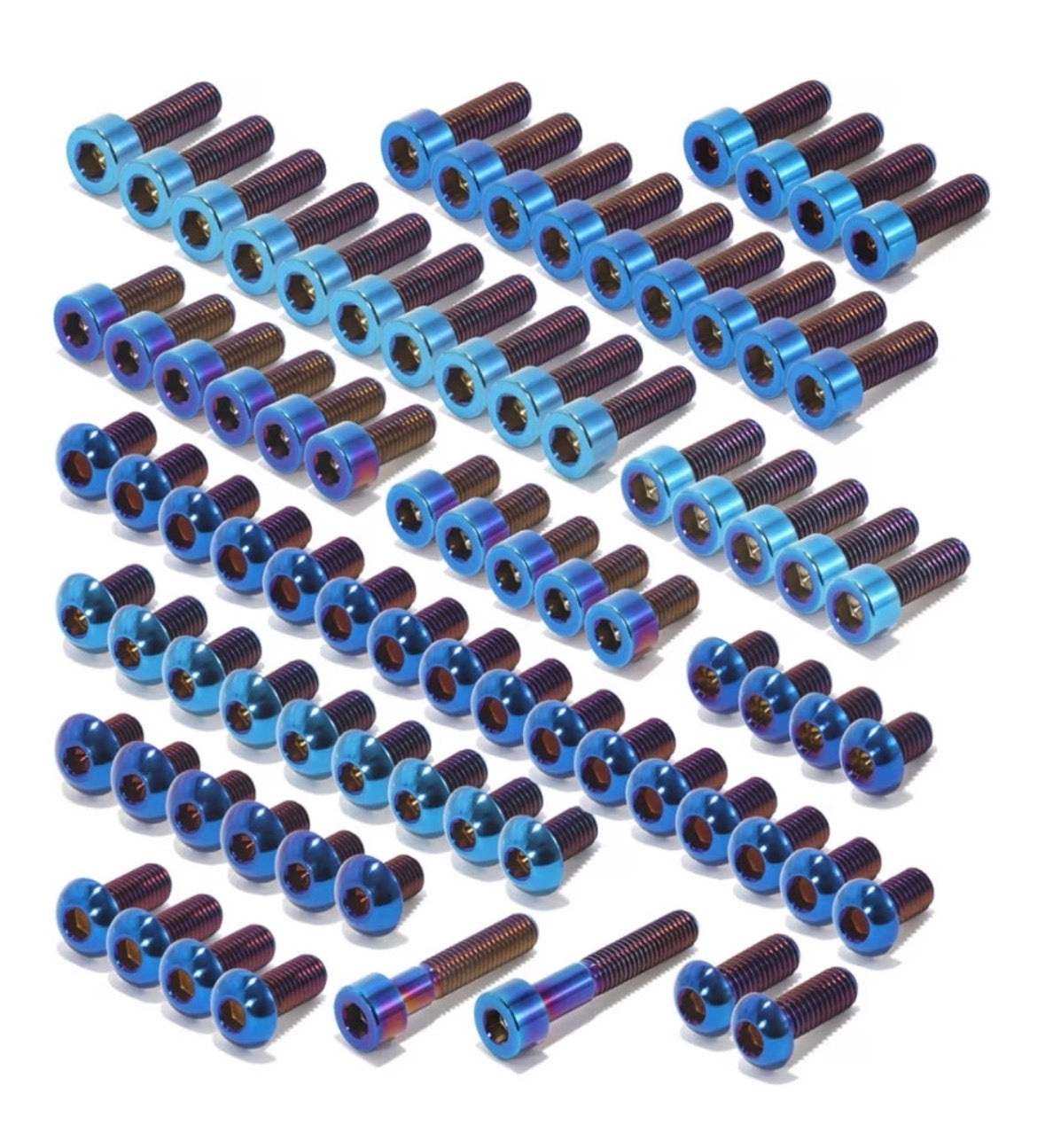 Full Titanium Chassis Bolt Kit — Surron Light Bee