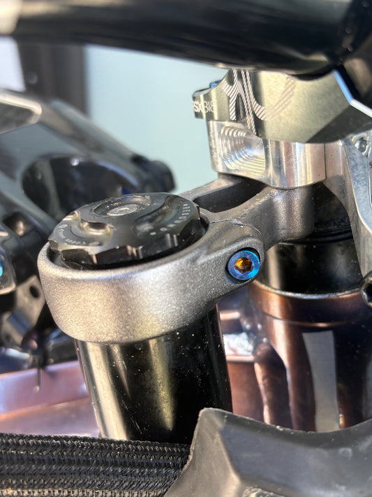 Titanium Bolts For Upper Triple Tree