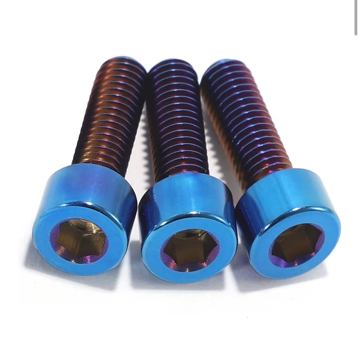 Titanium Bolts For Upper Triple Tree