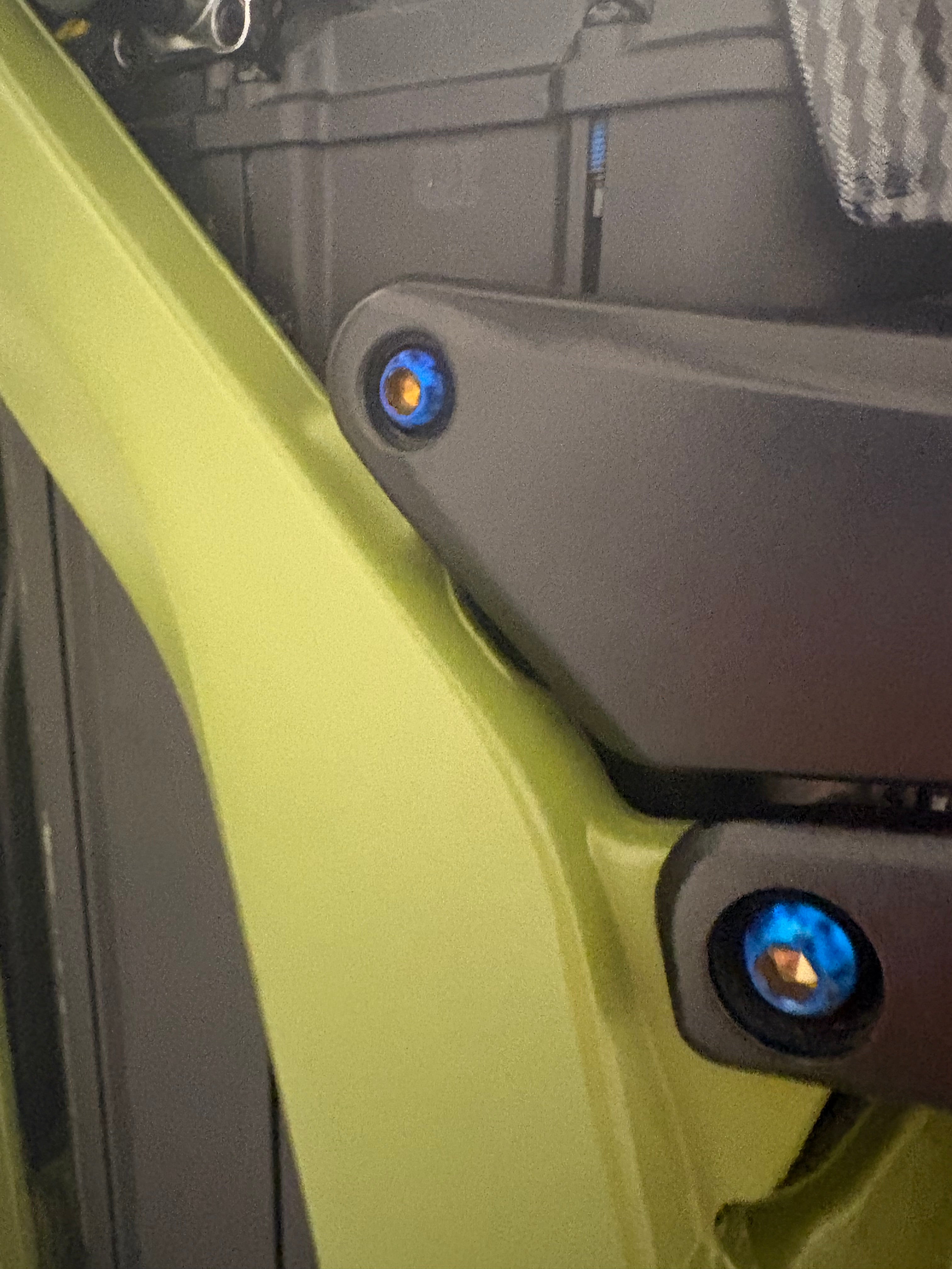 Titanium Bolts For Surron Side Battery Lid Guard Protection